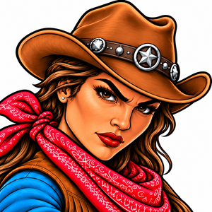Cowgirl artwork option