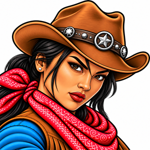 Cowgirl artwork option